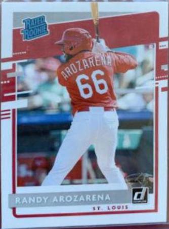 Randy Arozarena #51 Baseball Cards 2020 Panini Donruss