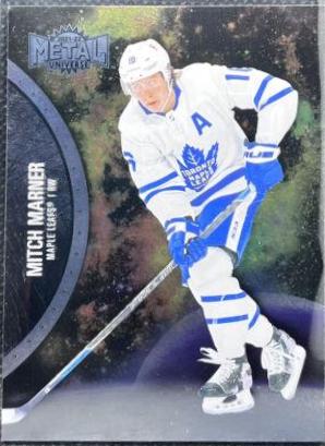 Mitch Marner #5 Hockey Cards 2021 Skybox Metal Universe