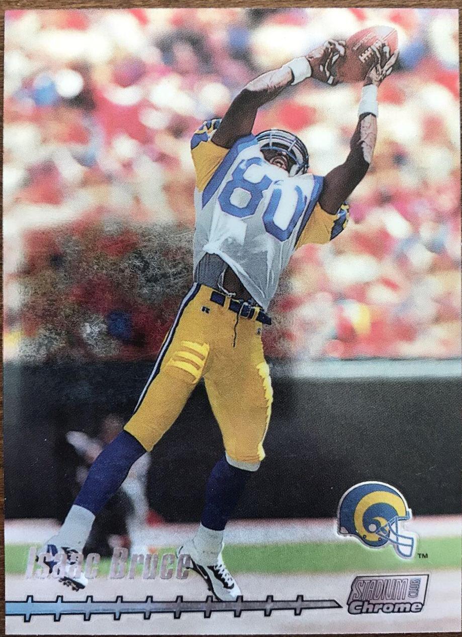 Isaac Bruce #4 Football Cards 1999 Stadium Club Chrome