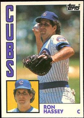 Ron Hassey #49T Baseball Cards 1984 Topps Traded Tiffany