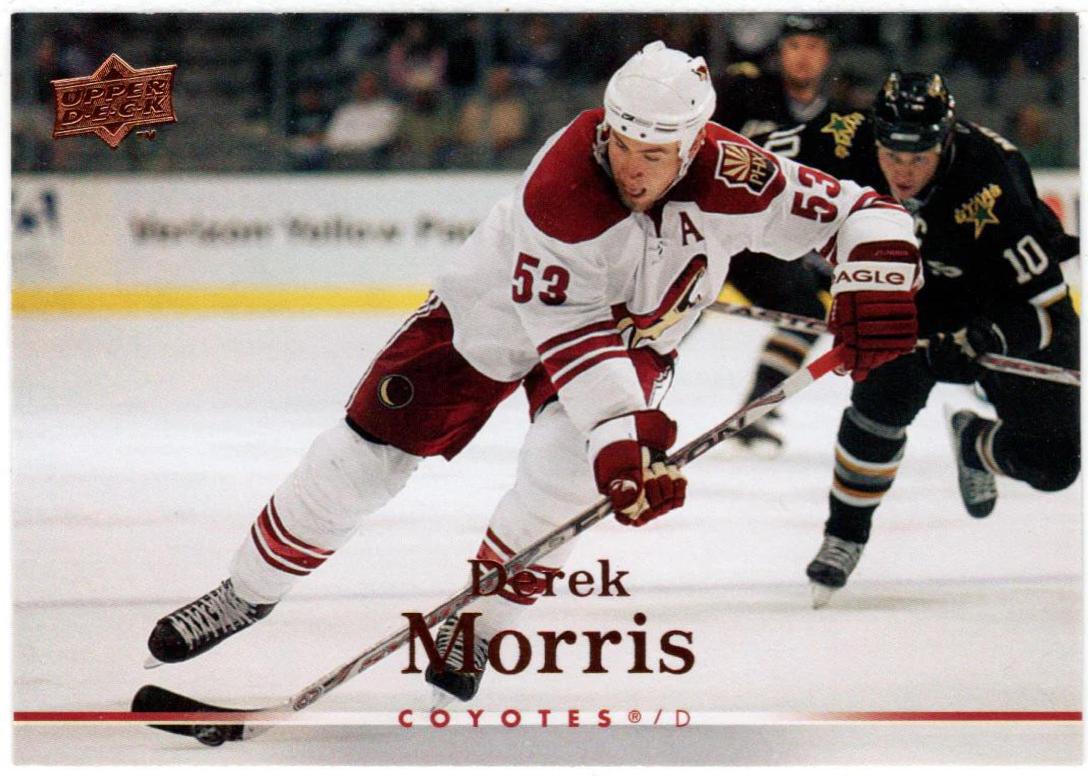 Derek Morris #349 2007-08 Upper Deck Hockey