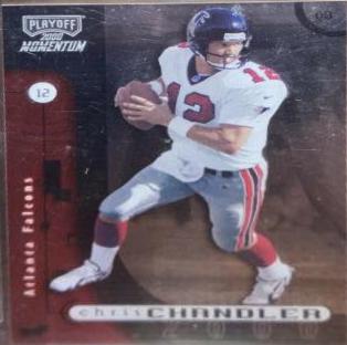 Chris Chandler #3 Football Cards 2000 Playoff Momentum