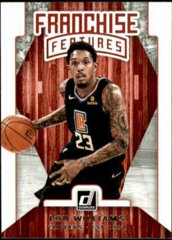 Lou Williams #3 Basketball Cards 2019 Panini Donruss Franchise Features