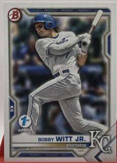 Bobby Witt Jr. #BD-47 Baseball Cards 2021 Bowman Draft 1st Edition