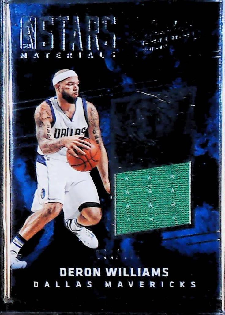 Deron Williams #9 Basketball Cards 2016 Panini Absolute NBA Stars Materials