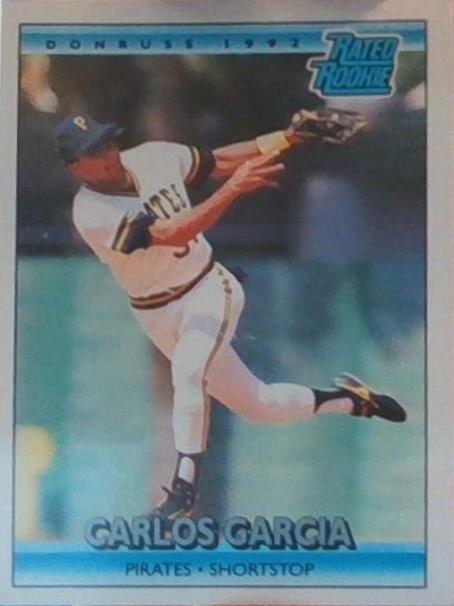 Carlos Garcia #14 Baseball Cards 1992 Donruss