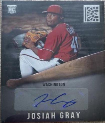 Josiah Gray #RA-GR Baseball Cards 2022 Panini Capstone Rookie Autographs