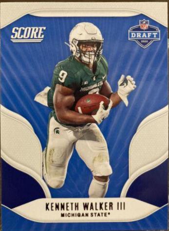 Kenneth Walker III #D15 Football Cards 2022 Panini Score NFL Draft