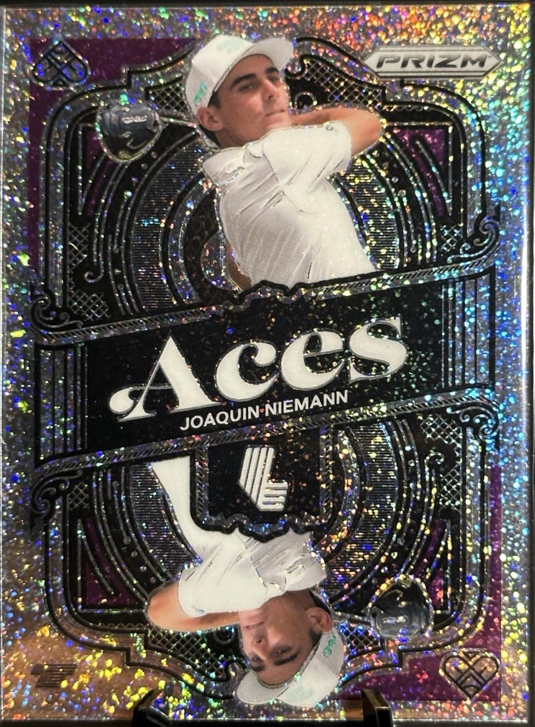 Joaquin Niemann #4 Golf Cards 2024 Panini Prizm LIV Aces