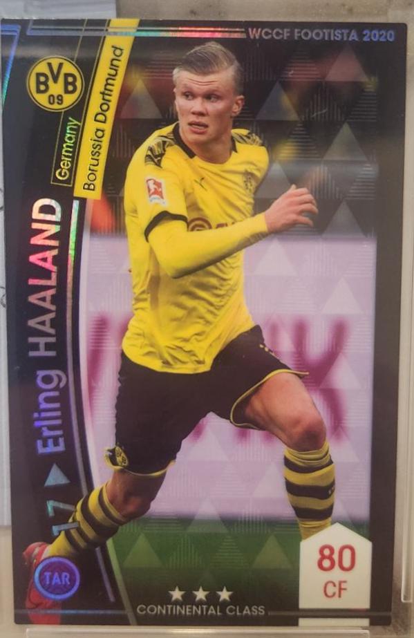 ERING HAALAND #11 Soccer Cards 2019 Panini Wccf Footista F20-5