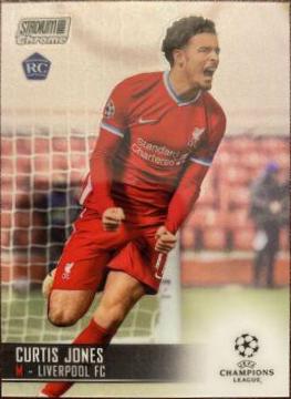 Curtis Jones #23 Soccer Cards 2020 Stadium Club Chrome UEFA Champions League