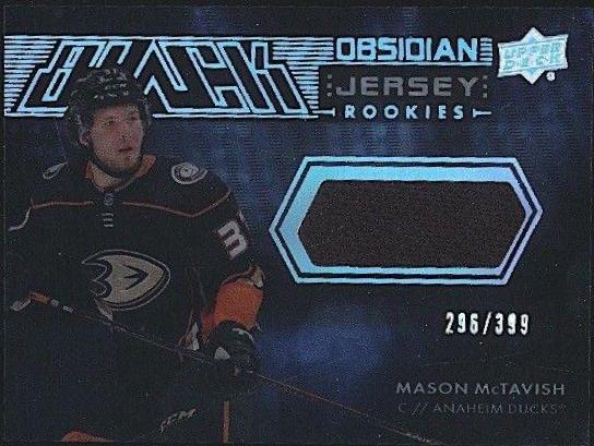 Mason McTavish #RJ-MM 2021-22 SPx Hockey Rookie Jersey