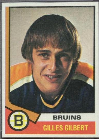 Gilles Gilbert #10 Hockey Cards 1974 Topps