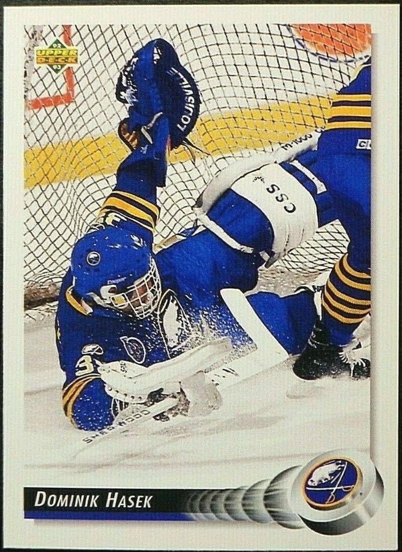 Dominik Hasek #506 Hockey Cards 1992 Upper Deck