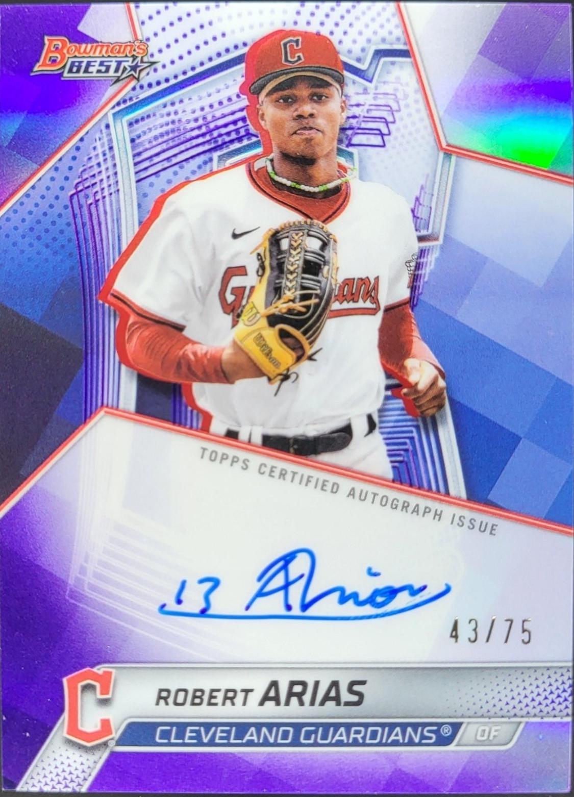 Robert Arias [Purple Refractor] #B25-RA