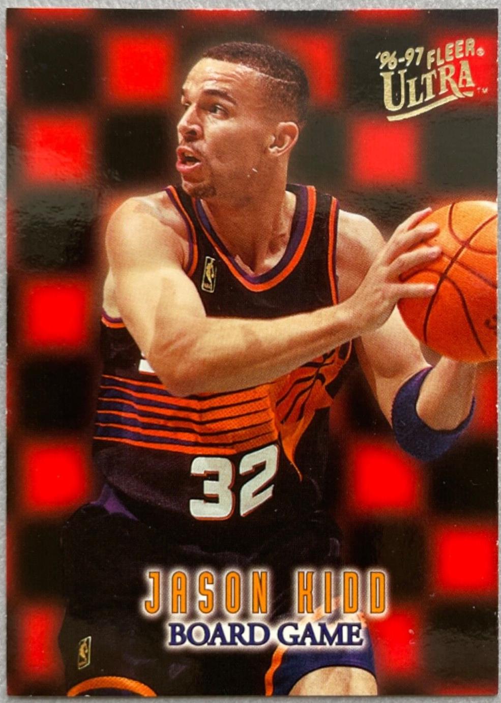 Jason Kidd #9 Basketball Cards 1996 Ultra Board Game