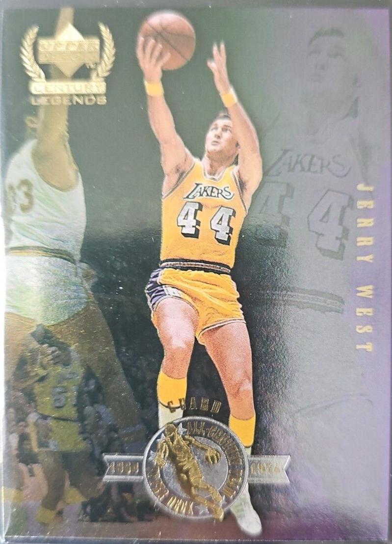 Jerry West #A6 Basketball Cards 1999 Upper Deck Century Legends All Century Team