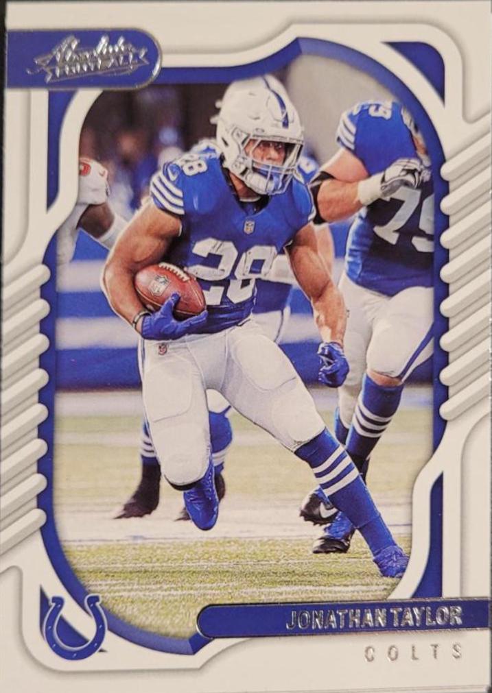 Jonathan Taylor #32 Football Cards 2022 Panini Absolute