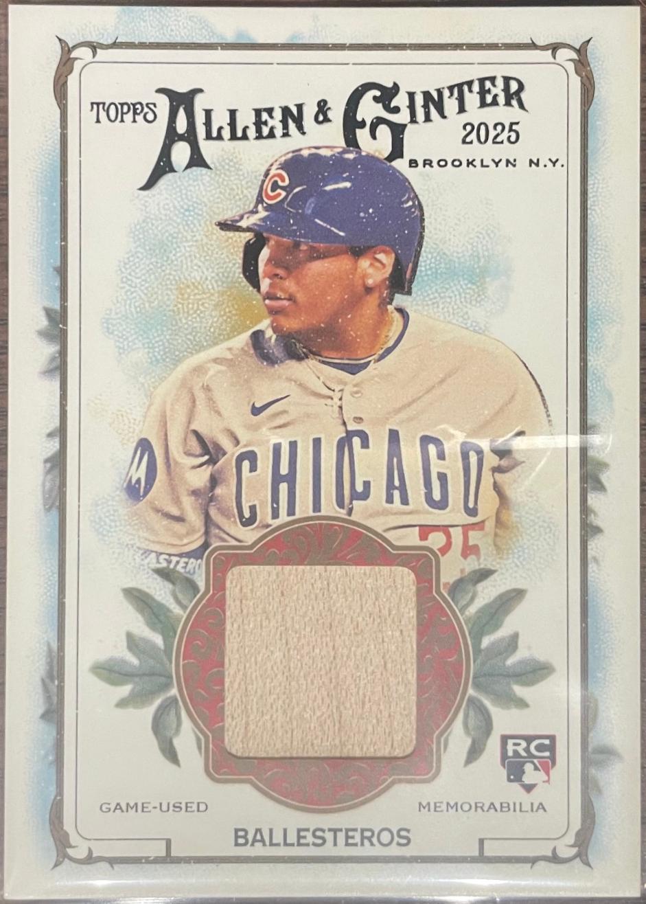 Moisés Ballesteros #AGR-BA 2025 Topps Allen & Ginter Baseball Allen & Ginter Relics