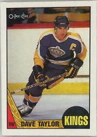 Dave Taylor #118 Hockey Cards 1987 O-Pee-Chee