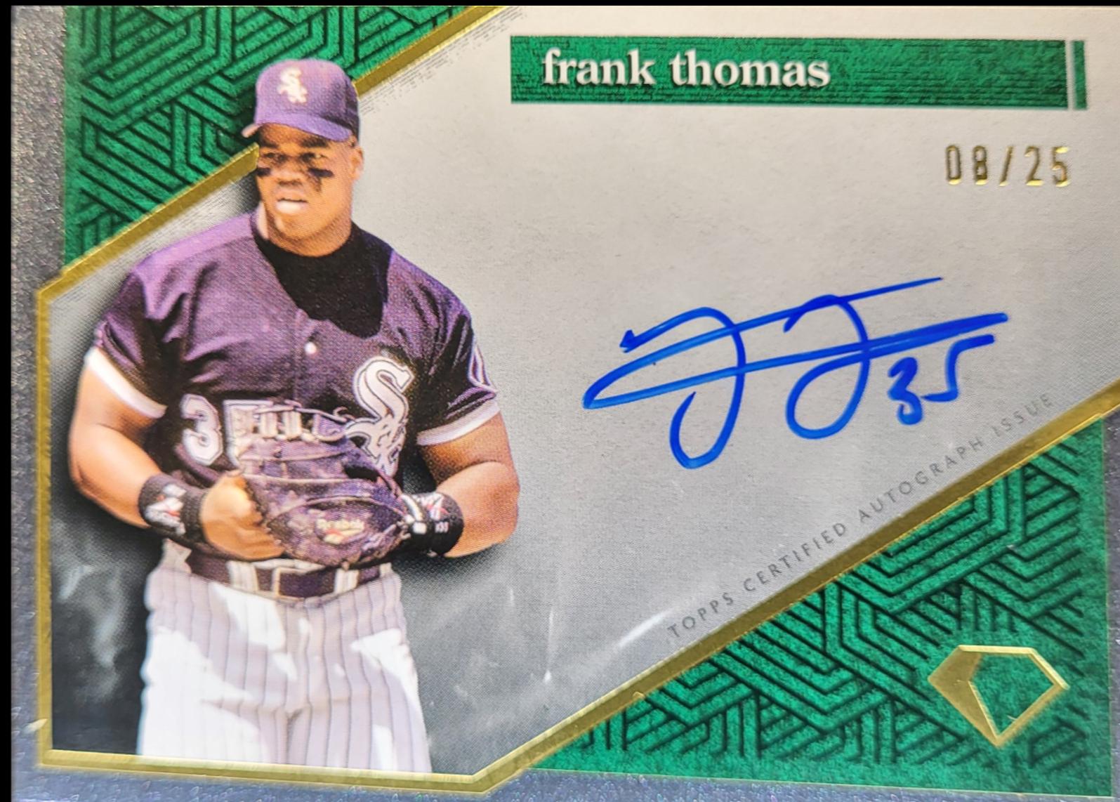 Frank Thomas #AC-FT Baseball Cards 2024 Topps Diamond Icons Autograph