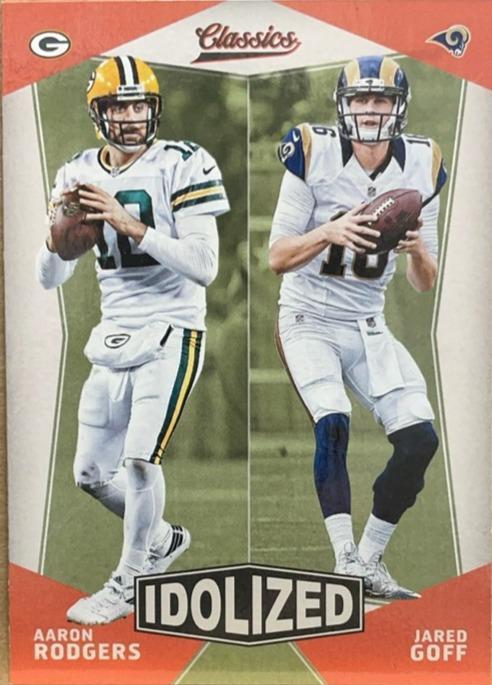 Aaron Rodgers / Jared Goff #16 Football Cards 2017 Panini Classics Idolized