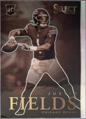 Justin Fields #AS-4 Football Cards 2021 Panini Select Artistic Selections