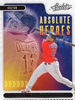Rafael Devers #AH12 Baseball Cards 2020 Panini Absolute Heroes