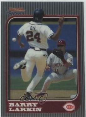 Barry Larkin #7 Baseball Cards 1997 Bowman Chrome