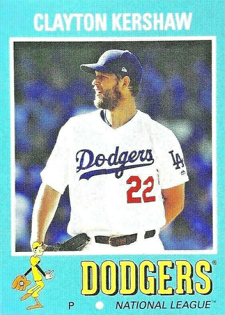 Clayton Kershaw #26 Baseball Cards 2019 Topps Throwback Thursday