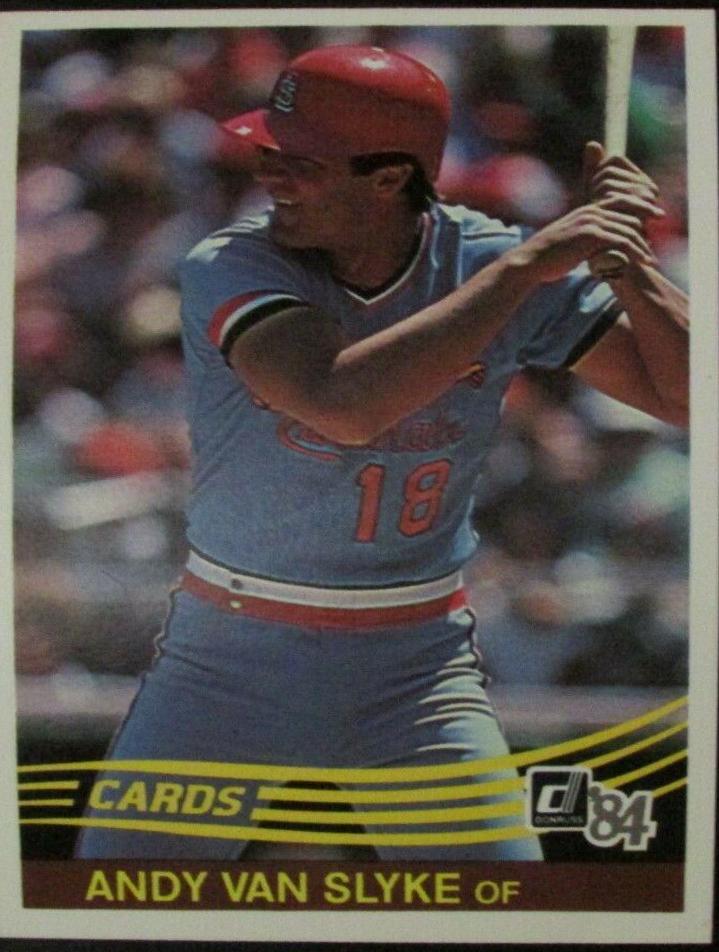 Andy Van Slyke #83 Baseball Cards 1984 Donruss