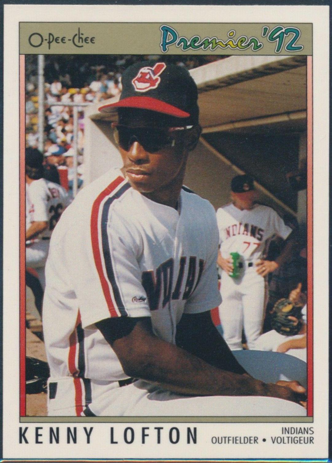 Kenny Lofton #72 1992 O-Pee-Chee Premier Baseball