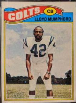 Lloyd Mumphord #153 Football Cards 1977 Topps