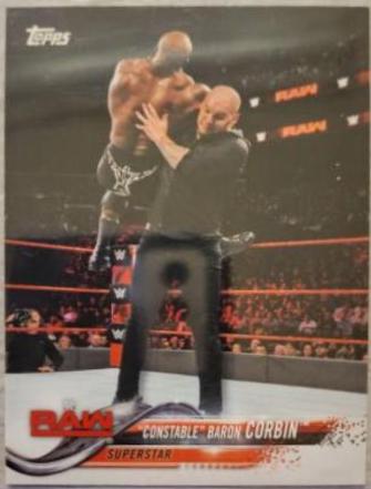 Baron Corbin #106 Wrestling Cards 2018 Topps WWE Then Now Forever