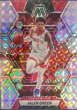 Jalen Green #193 Basketball Cards 2022 Panini Mosaic