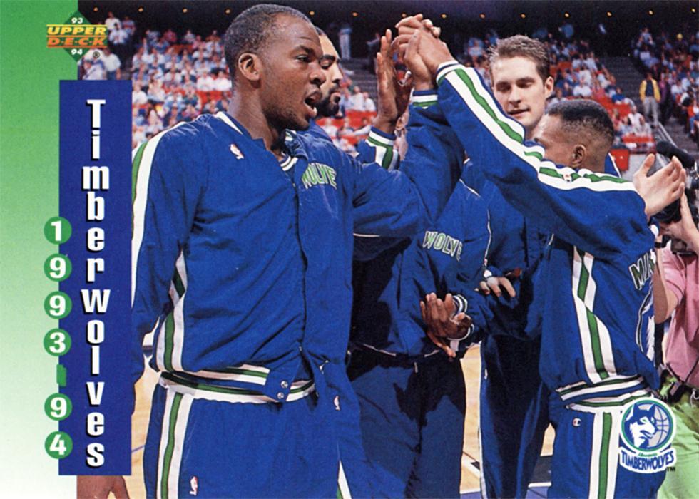 Minnesota Timberwolves #225 Basketball Cards 1993 Upper Deck