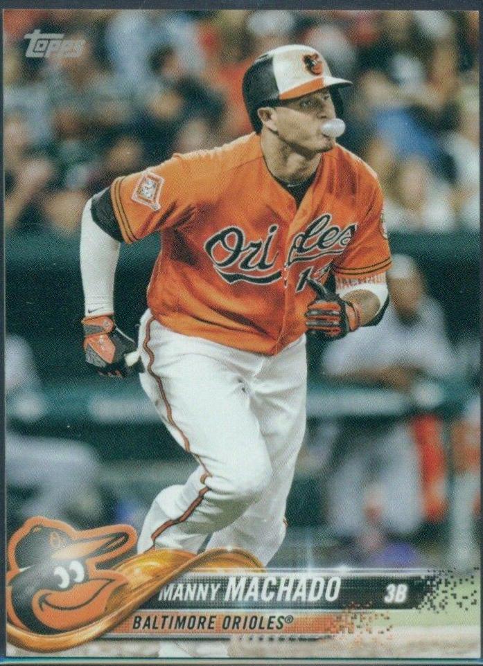 Manny Machado #25 Baseball Cards 2018 Topps Mini