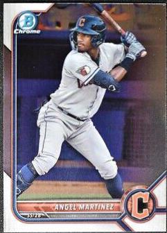 Angel Martinez #BDC-134 2022 Bowman Draft Chrome Baseball