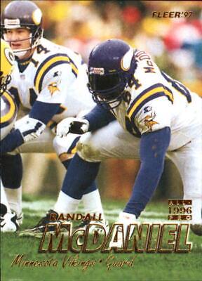 Randall McDaniel #28 Football Cards 1997 Fleer