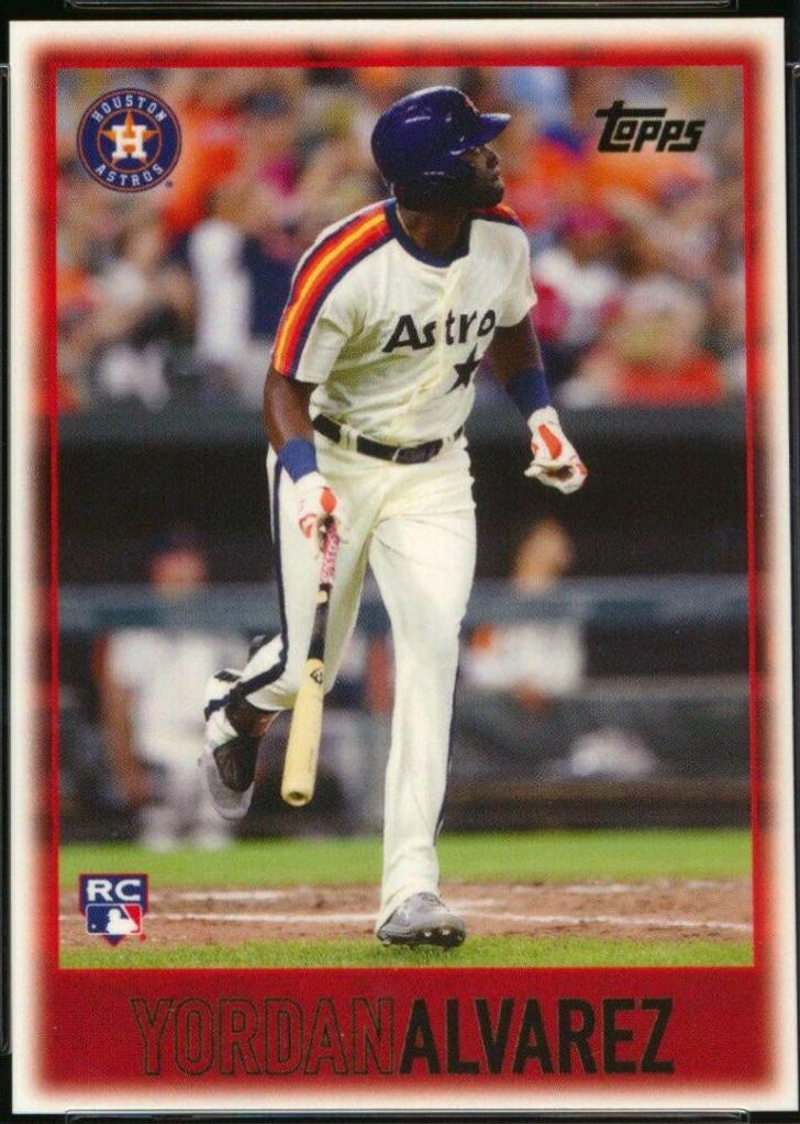 Yordan Alvarez #31 Baseball Cards 2020 Topps Throwback Thursday