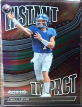 Will Levis #II-3 Football Cards 2023 Panini Prizm Draft Picks Instant Impact