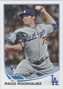 Paco Rodriguez #99 Baseball Cards 2013 Topps