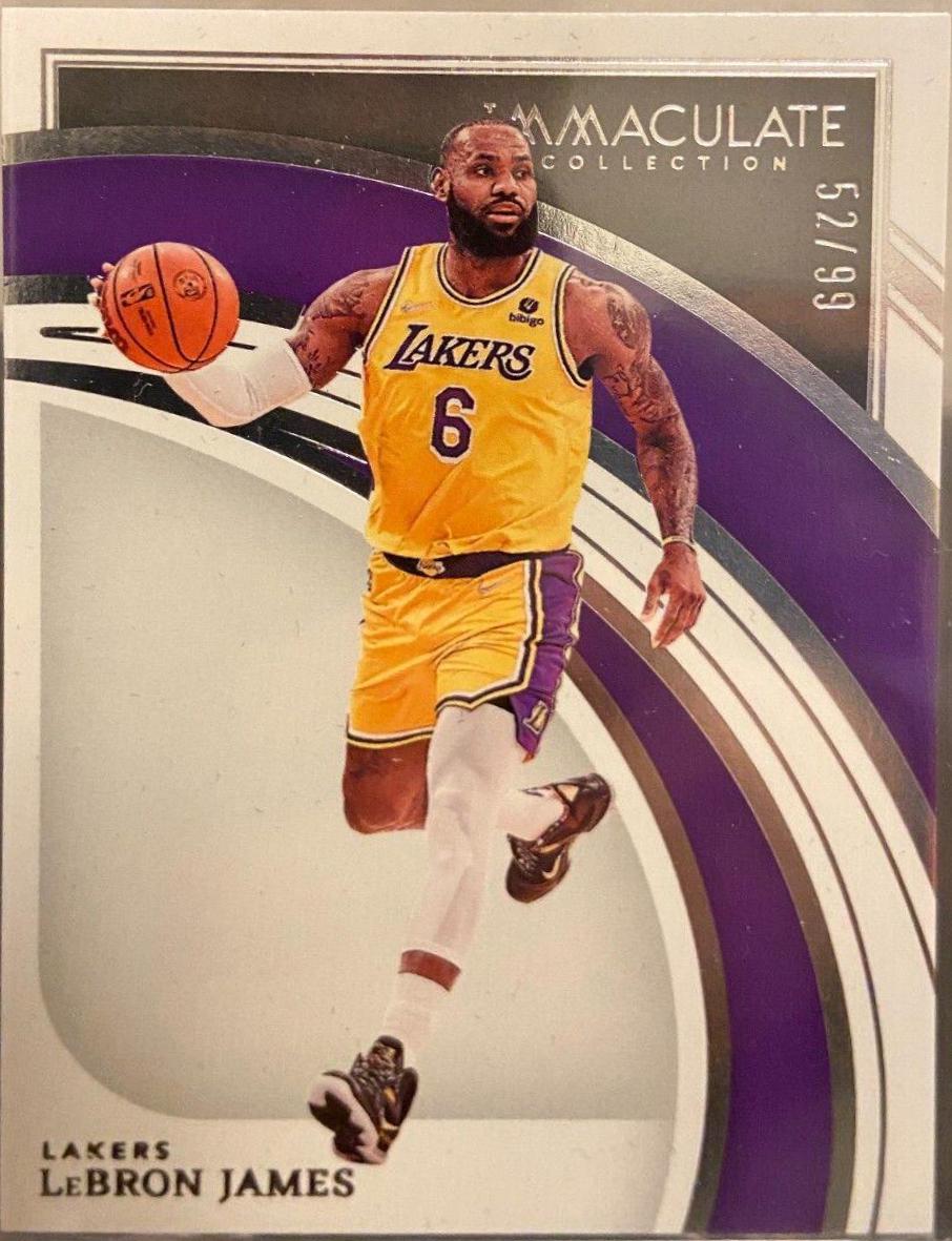 LeBron James #41 2021-22 Panini Immaculate Collection Basketball