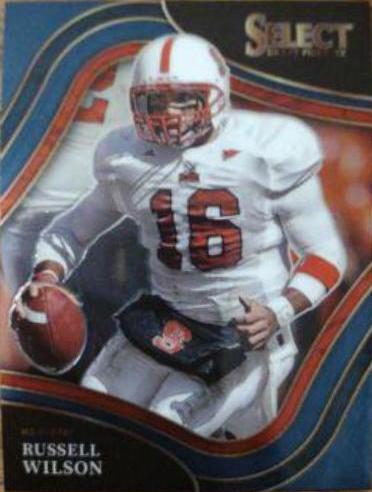 Russell Wilson #171 Football Cards 2022 Panini Select Draft Picks