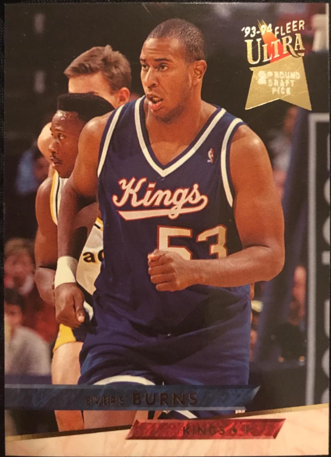Evers Burns #330 Basketball Cards 1993 Ultra