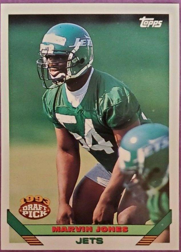 Marvin Jones #381 Football Cards 1993 Topps