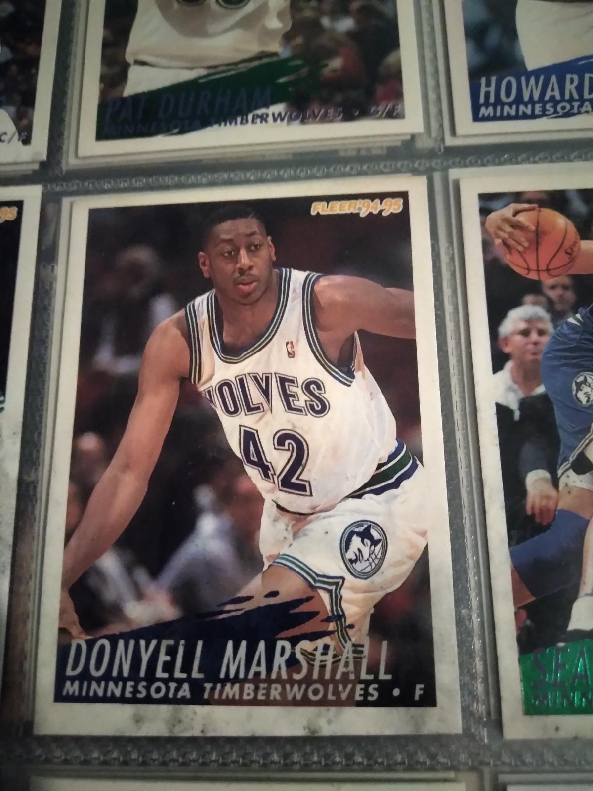 Donyell Marshall #325 Basketball Cards 1994 Fleer