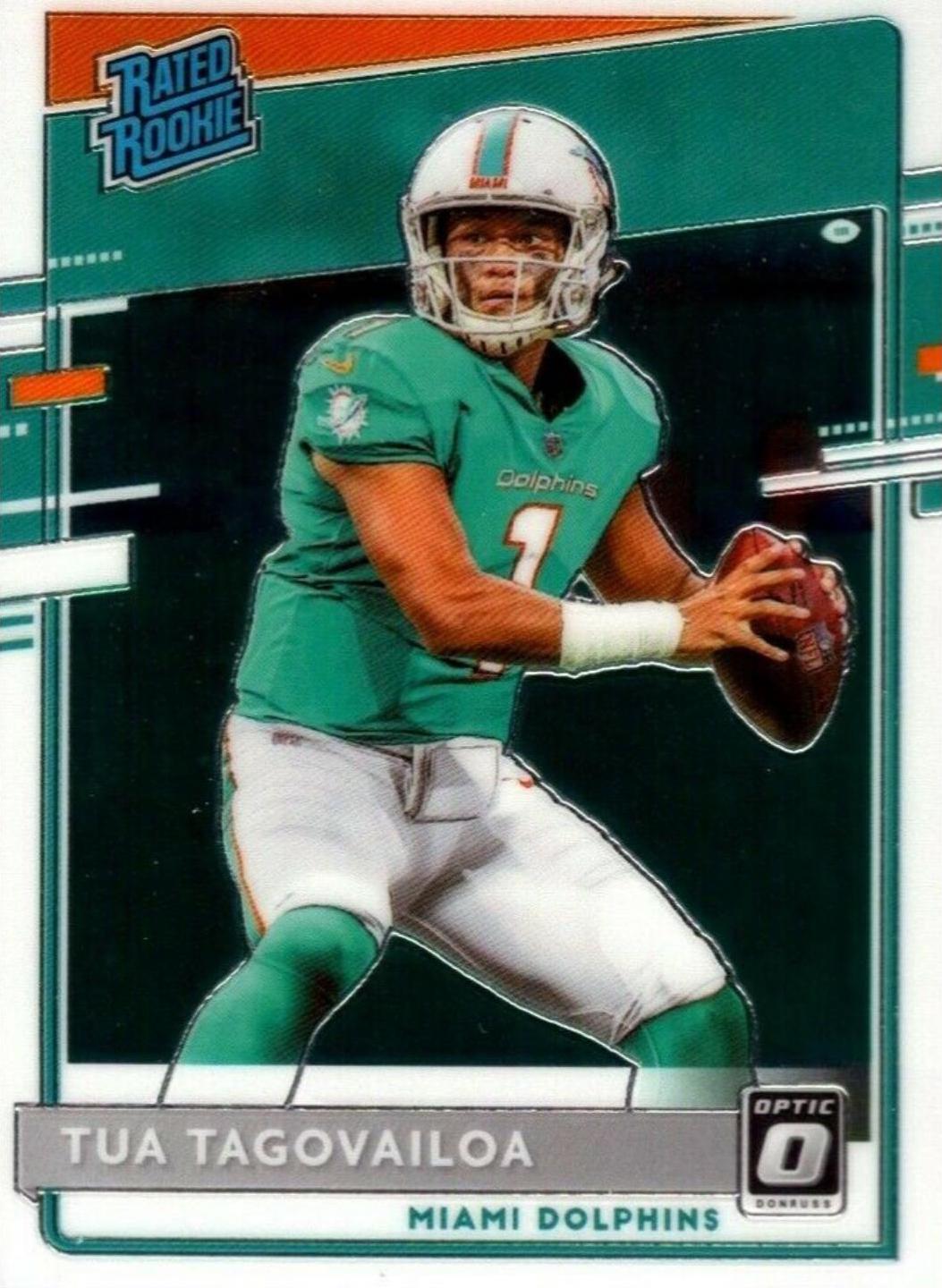 Tua Tagovailoa #152 Football Cards 2020 Panini Donruss Optic