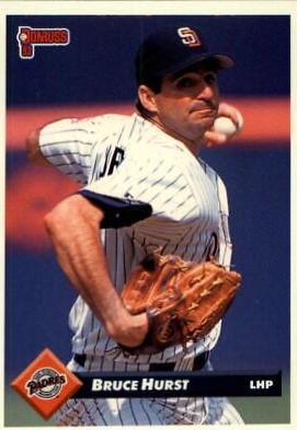 Bruce Hurst #576 Baseball Cards 1993 Donruss
