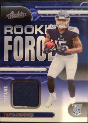 Treylon Burks #RF-11 Football Cards 2022 Panini Absolute Rookie Force